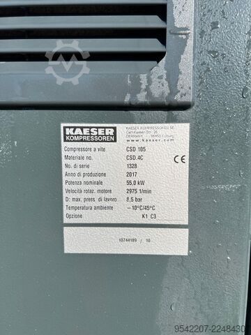 Screw compressor Kaeser CSD 105