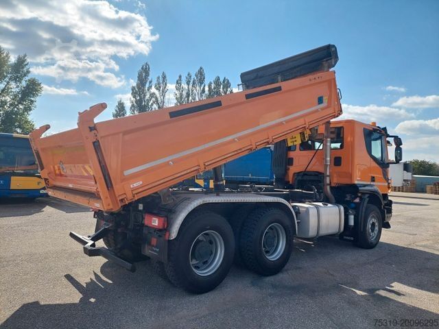 Three-sided tipper truck IVECO AD 260T46 BB Meiller Bordmatik 6x4