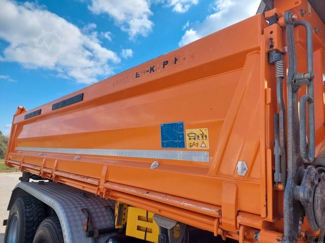 Three-sided tipper truck IVECO AD 260T46 BB Meiller Bordmatik 6x4