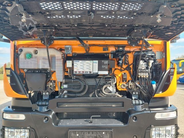 Three-sided tipper truck IVECO AD 260T46 BB Meiller Bordmatik 6x4