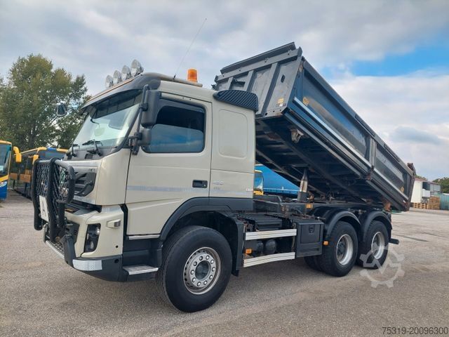 Three-sided tipper truck VOLVO FMX 460 Meiller Bordmatik 6x4
