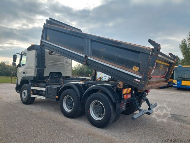 Three-sided tipper truck VOLVO FMX 460 Meiller Bordmatik 6x4