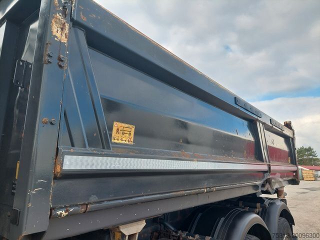 Three-sided tipper truck VOLVO FMX 460 Meiller Bordmatik 6x4