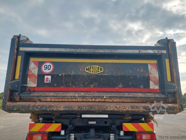 Three-sided tipper truck VOLVO FMX 460 Meiller Bordmatik 6x4