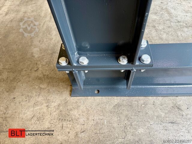 Cantilever racking, heavy-duty racking for long goods ca. 4 lfm. Kragarmregal H: 400cm ,Fuß +3 650 kg Belastung pro Arm , Langgutregal