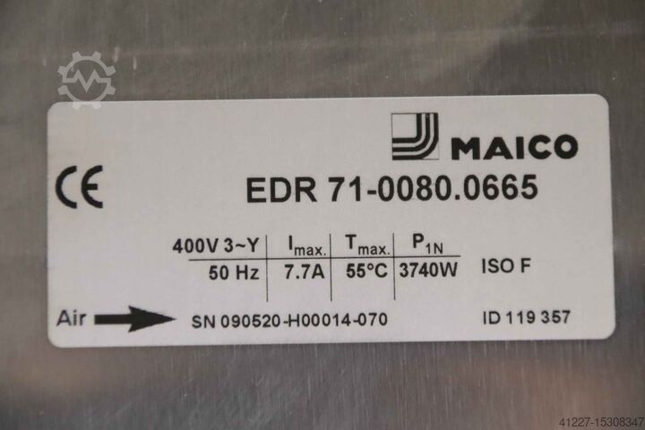 Axial Ventilator 3,74 kW Maico EDR 71-0080.0665