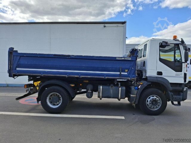 Three-sided tipper truck IVECO AD190T33 EVI_C / Schalter / Meiller