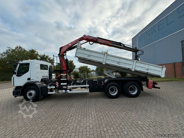 Autokran RENAULT Premium Lander 310.26 6x4 Kipper /Kran