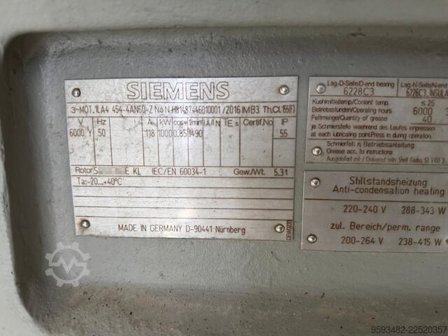 Electric motor Siemens 1AA4 454-4AN60-Z
