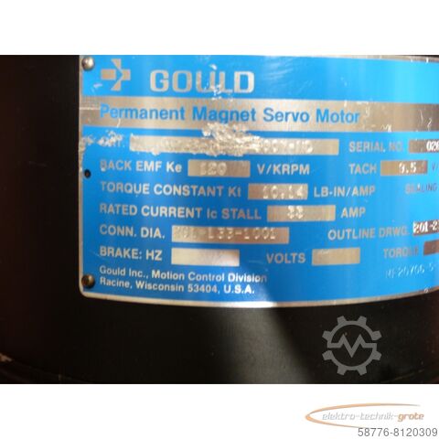 Control unit Gould M238 - Y60Y - 900Y - ND Permanent-Magnet-Servo-Motor