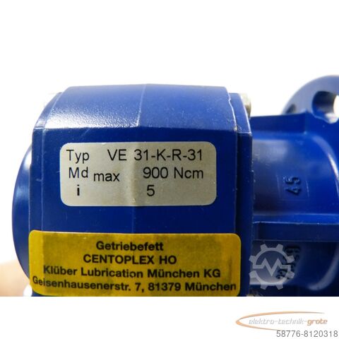 Groschopp Motor Groschopp WK 1735309 Getriebemotor mit Bremse S.-Nr. 9019059 i = 5