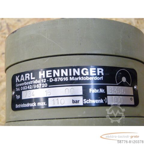 Control unit Hense Henninger 734 16 00 Schwenkmotor