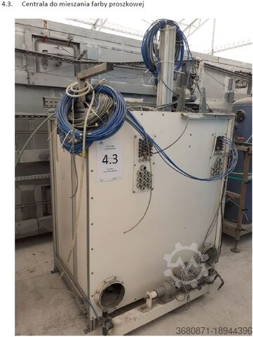 Automatic powder coating system  