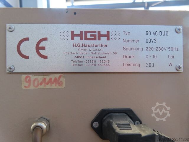 Lapping spray cabin HGH 60 40 DUO