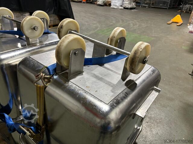 Stainless Steel Tote Bins 200 Ltr As New Syspal Tote Bins 200 ltr 200 ltr