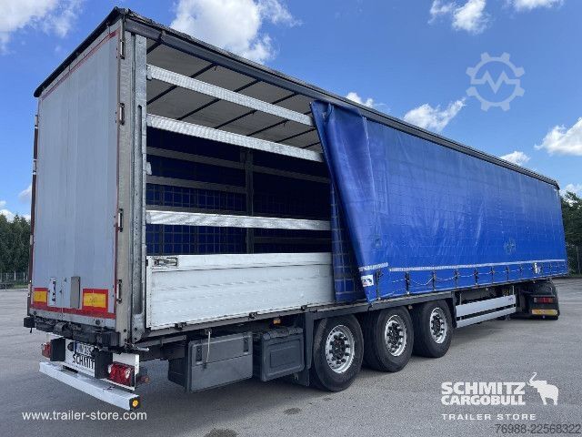 Auflieger mit Pritsche & Plane Schmitz Cargobull Curtainsider Bordwandsider