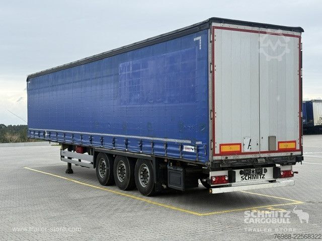 Auflieger mit Pritsche & Plane Schmitz Cargobull Curtainsider Bordwandsider