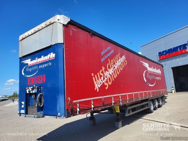 Auflieger mit Pritsche & Plane Schmitz Cargobull Schiebeplane Mega