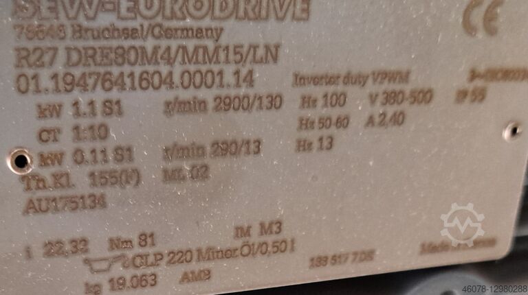 Belt conveyor Transnorm 14500-700-600