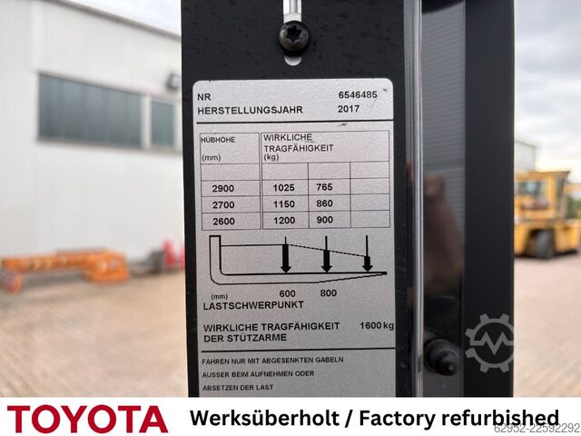 Hochhubwagen Toyota SWE 120 L / Akku neu!
