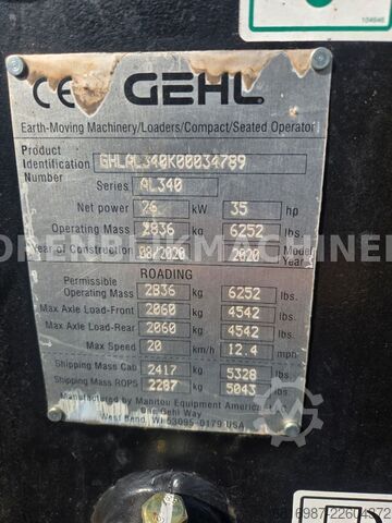 Wheel loader GEHL AL 340