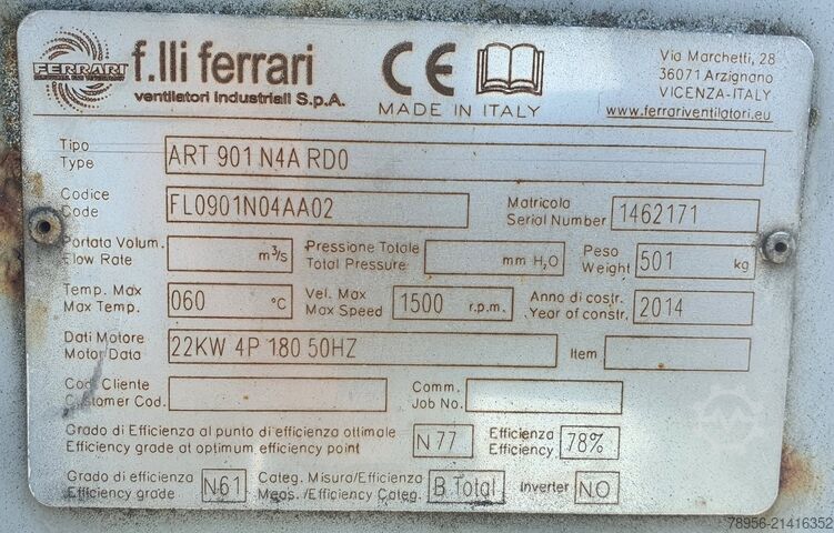 Stationary extraction system ADRIA FSC 05112 G-DP