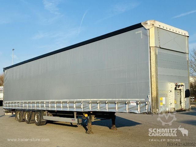 Open semitrailer with tarp Schmitz Cargobull Curtainsider Mega Getränke