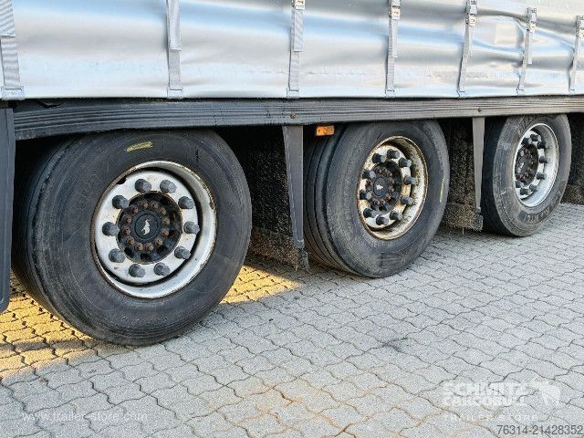 Open semitrailer with tarp Schmitz Cargobull Curtainsider Mega Getränke