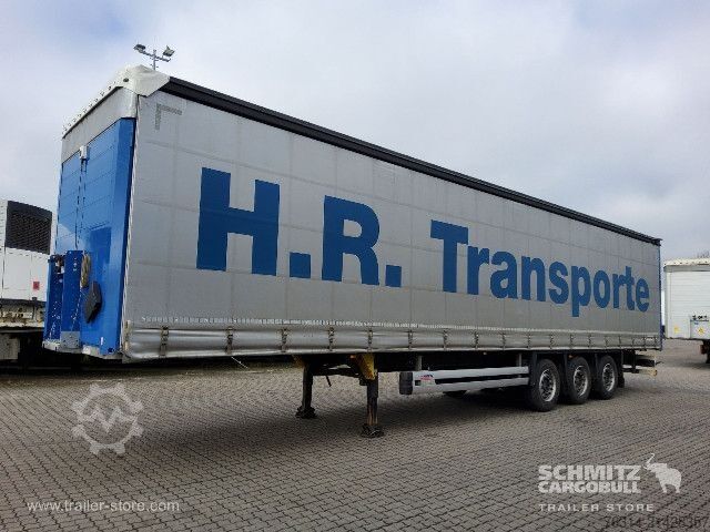 Open semitrailer with tarp Schmitz Cargobull Curtainsider Standard Getränke