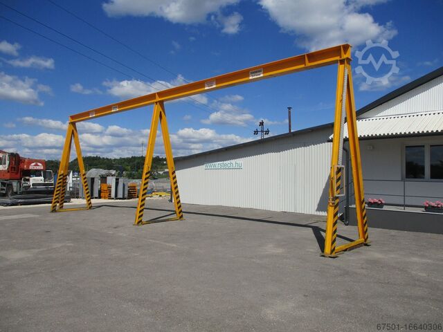 Gantry crane 4x5000 kg Portalkran Hallenkran Krane (2891)