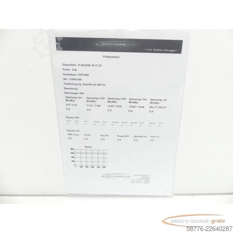 Component Heidenhain UVR 140D ID: 390 281-01 SN:13546154A im Austausch (Exchange)