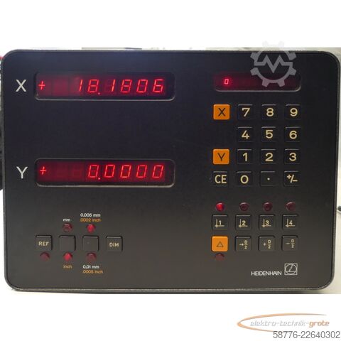 Component Heidenhain VRZ 714B Digitalanzeige 2 Achsen Zähler SN: 291187