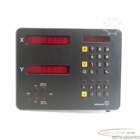 Component Heidenhain VRZ 714B Digitalanzeige 2 Achsen Zähler SN: 291187