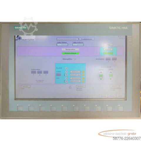 Komponente Siemens 6AV2123-2MB03-0AX0 Panel KTP1200 Basic SN: V-KOAN0791