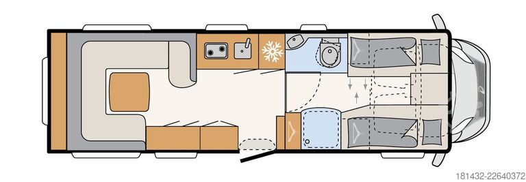 Wohnmobil DETHLEFFS Dethleffs XL Alkoven A 7822-2 Model 2027