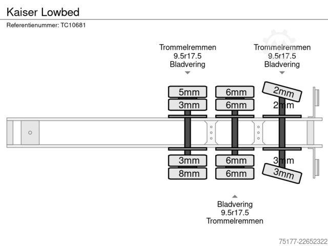 Semi low-loader Kaiser Lowbed