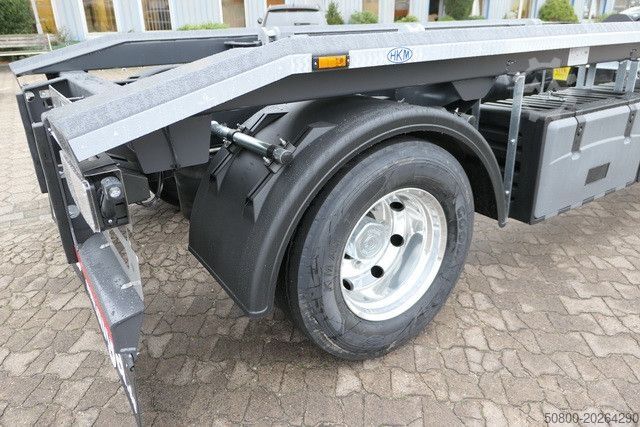 Roll off trailer HKM G 18 ZL 5,0, Außenroller 5 bis 7m, Luftfederung