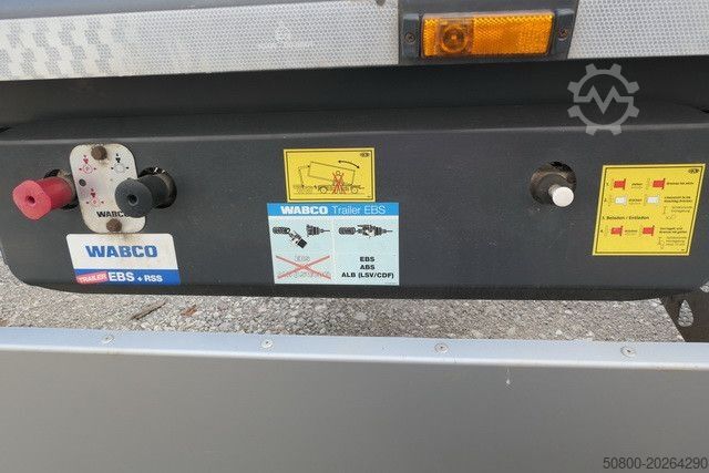 Roll off trailer HKM G 18 ZL 5,0, Außenroller 5 bis 7m, Luftfederung