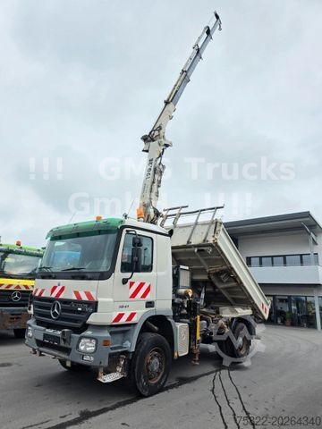 Tipper truck MERCEDES-BENZ Actros 1841 / 4X4 ALLRAD /16m Atlas 190/ Meiller