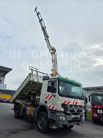Tipper truck MERCEDES-BENZ Actros 1841 / 4X4 ALLRAD /16m Atlas 190/ Meiller