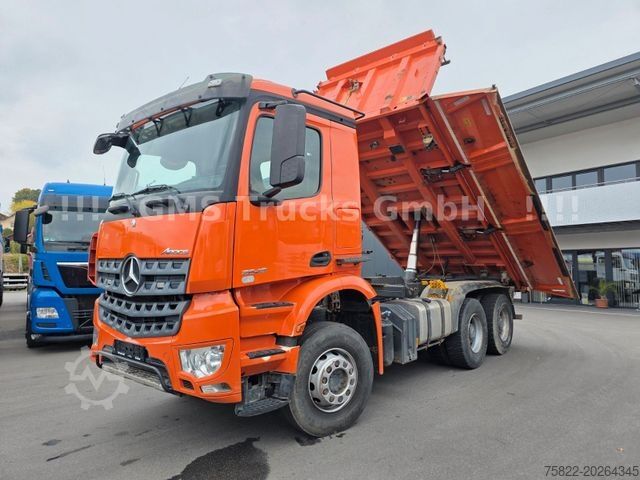 Three-sided tipper truck MERCEDES-BENZ Arocs 2645 / 6X4 / Manual / Retarder / BORDMATIK
