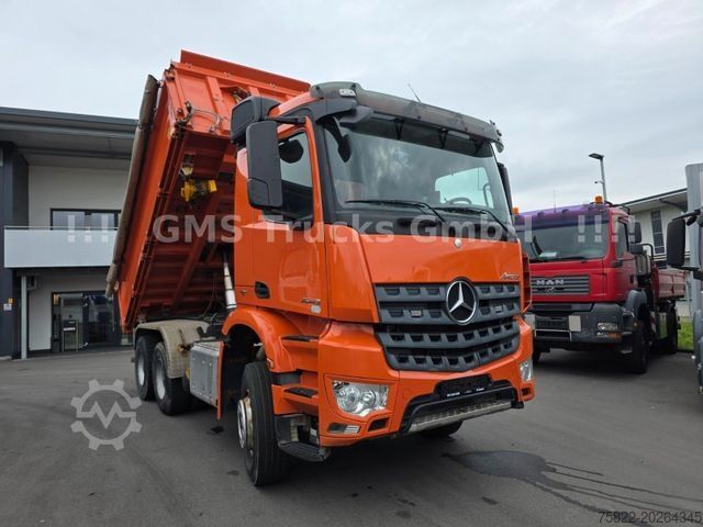 Three-sided tipper truck MERCEDES-BENZ Arocs 2645 / 6X4 / Manual / Retarder / BORDMATIK