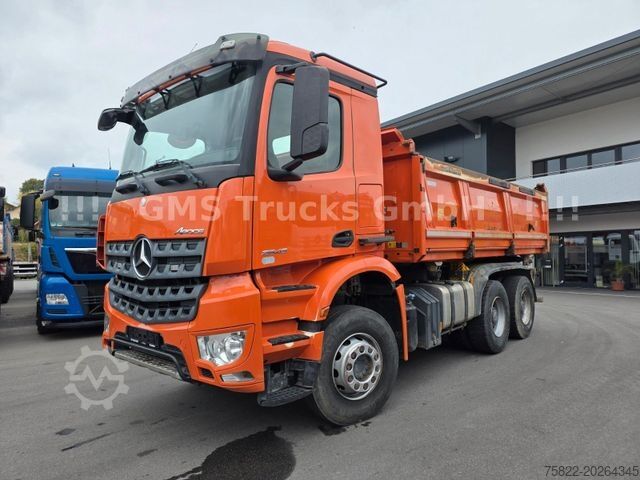 Three-sided tipper truck MERCEDES-BENZ Arocs 2645 / 6X4 / Manual / Retarder / BORDMATIK