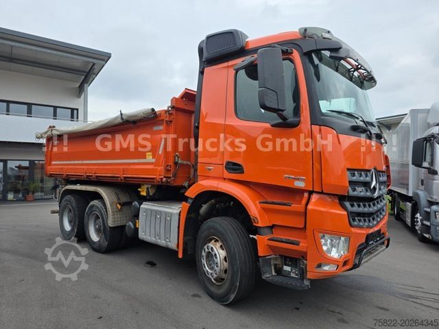 Three-sided tipper truck MERCEDES-BENZ Arocs 2645 / 6X4 / Manual / Retarder / BORDMATIK