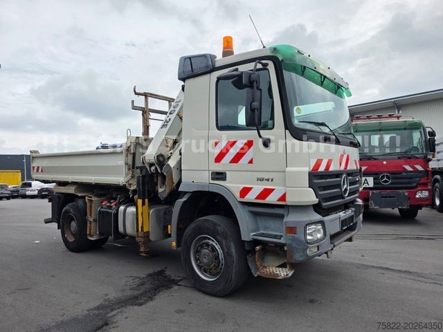 Three-sided tipper truck MERCEDES-BENZ Actros 1841 / 4X4 ALLRAD / Atlas 190 / Meiller