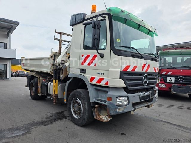 Three-sided tipper truck MERCEDES-BENZ Actros 1841 / 4X4 ALLRAD / Atlas 190 / Meiller