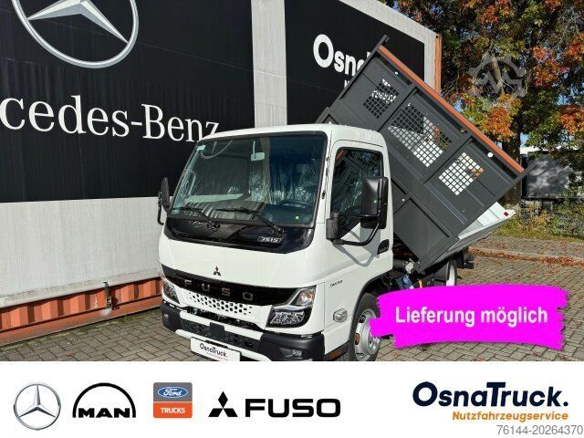 Tipper van FUSO 3S15 AMT 3-Seitenkipper Klima,AHK 3,5t,Diff.-Sp.