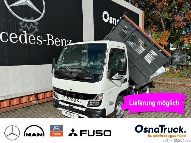 Tipper van FUSO 3S15 AMT 3-Seitenkipper Klima,AHK 3,5t,Diff.-Sp.