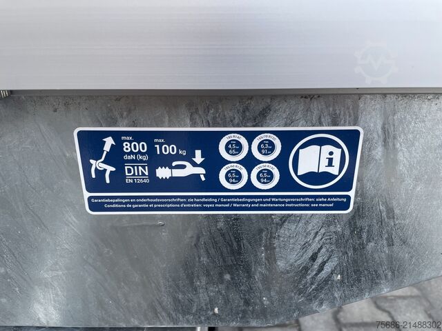 Anhänger mit Pritsche & Plane SARIS PL 356 170 2700 2 Planenanhänger