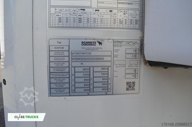 Reefer semitrailer SCHMITZ CARGOBULL SKO FP 60 ThermoKing SLXi 300